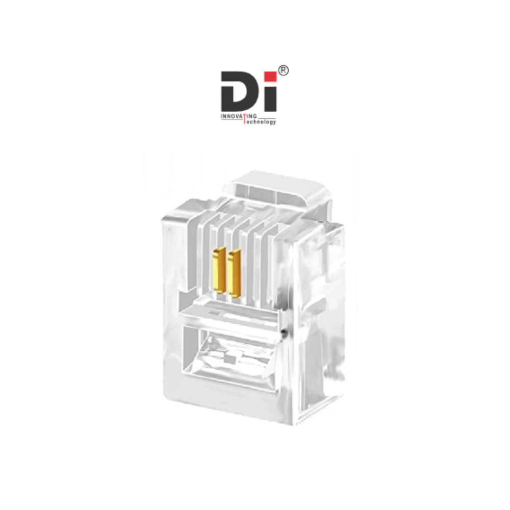 DI RJ11 Connector 6P2 (Pack Of 100)